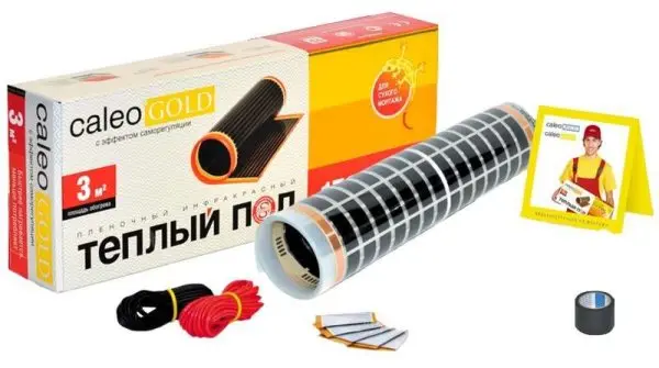 Теплый пол CALEO GOLD - 6 кв.м / 230-0,5-6,0